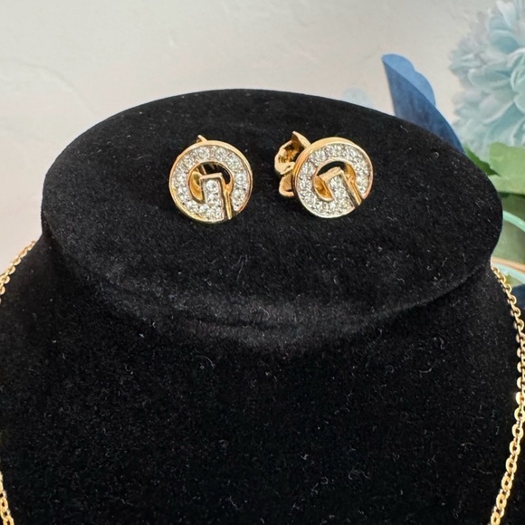 GIVENCHY Crystal Earrings & Necklace Set - Picture 2 of 6